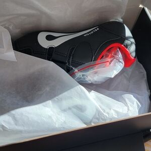 Peloton Black and Red Cycling Shoes